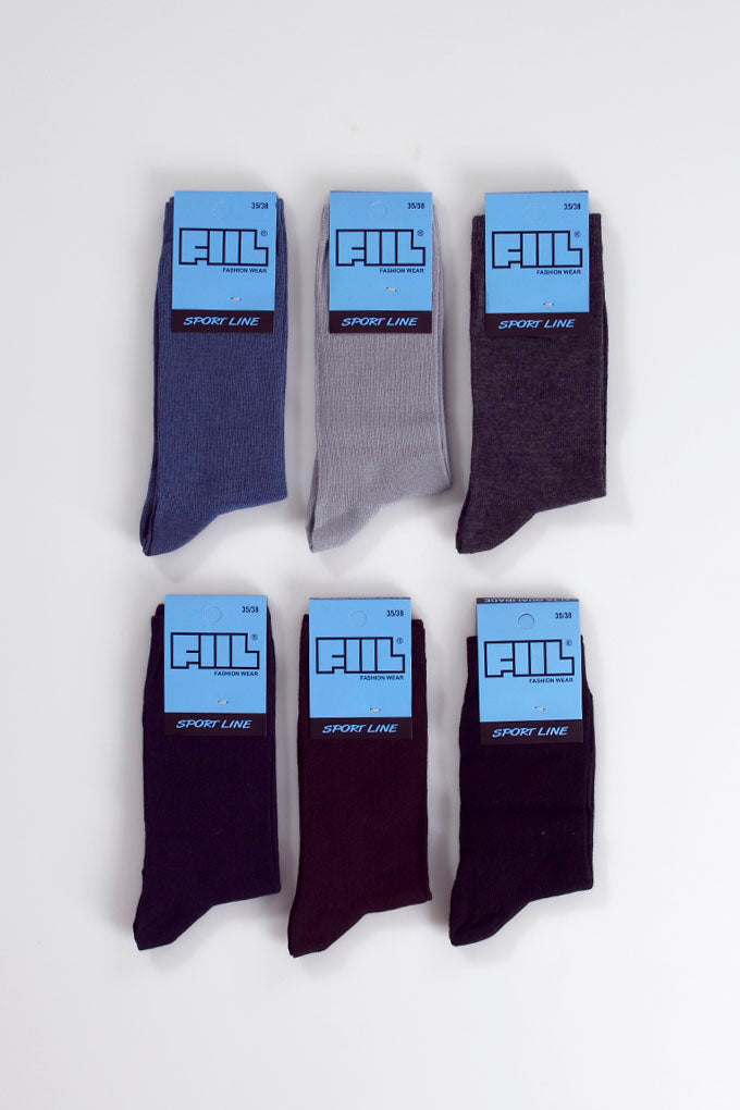 Lot de 12 MI-CHAUSSETTES LYCRA