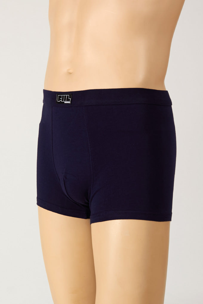 LOT DE 12 BOXERS COTON UNI