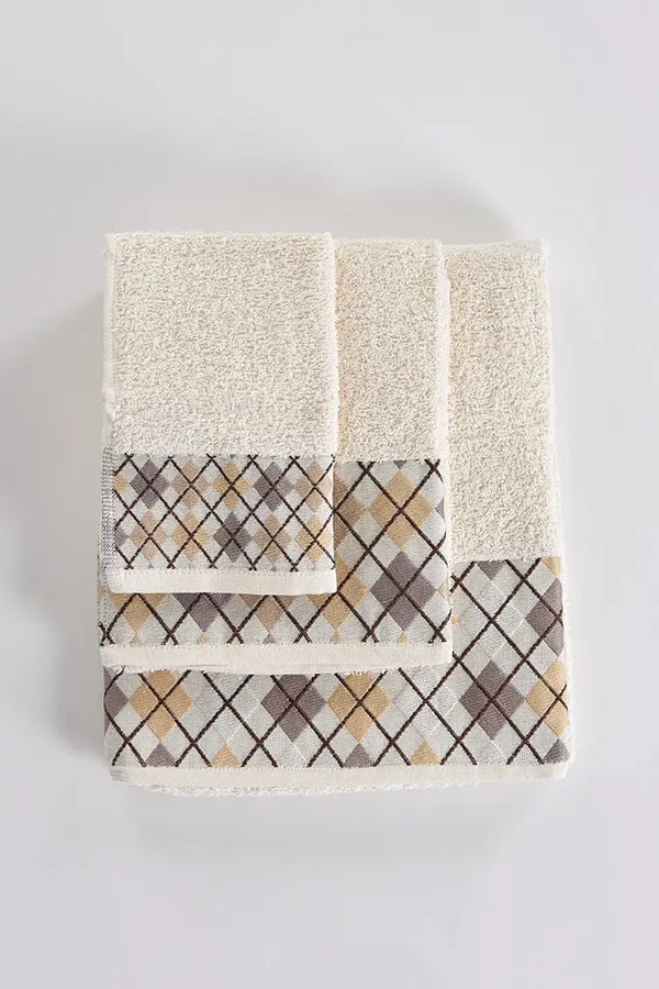 LE SET DE 6 PIECES DE BAIN VINTAGE JACQUARD