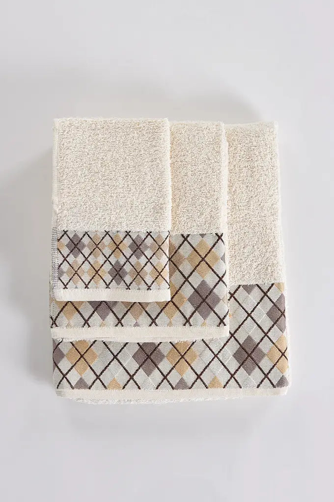 LE SET DE 6 PIECES DE BAIN VINTAGE JACQUARD