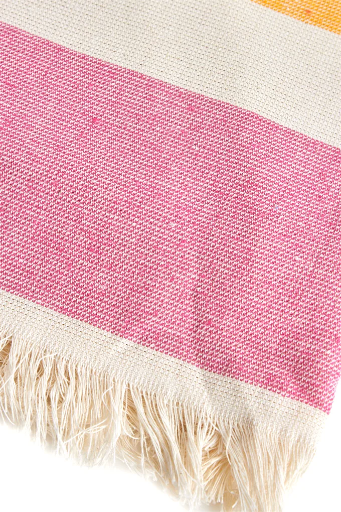 LE PARÉO IMPRIMÉ À FRANGES